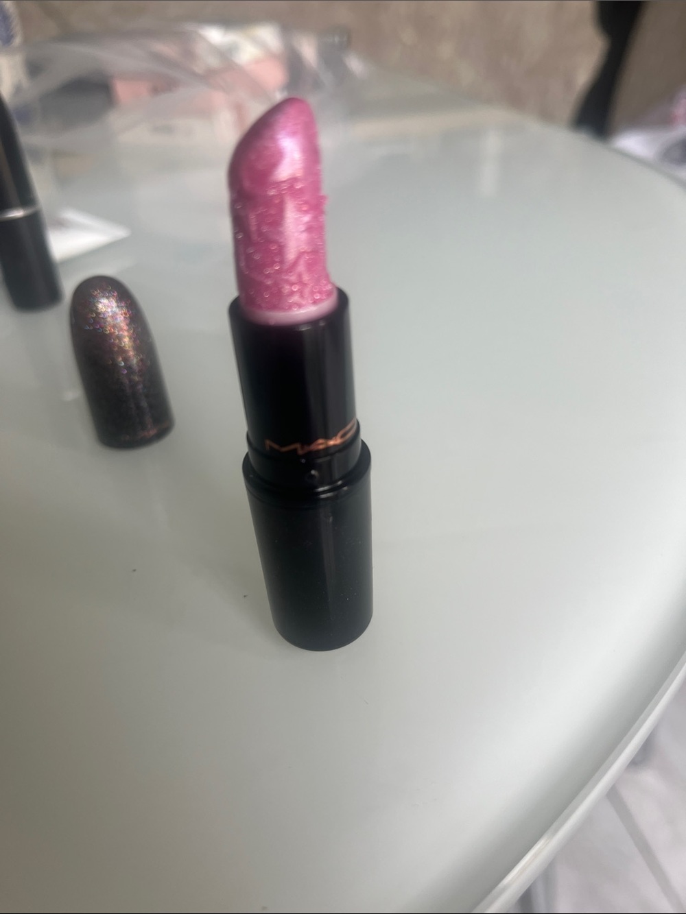 MAC Cosmetics Iridescent Pink Shimmer Lipstick - Picture 2 of 8